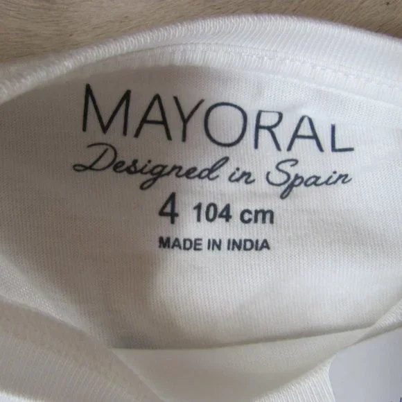 MAYORAL PREMIUM CLOTHES GIRLS LONG SLEEVE SHIRT - Picture 6 of 9